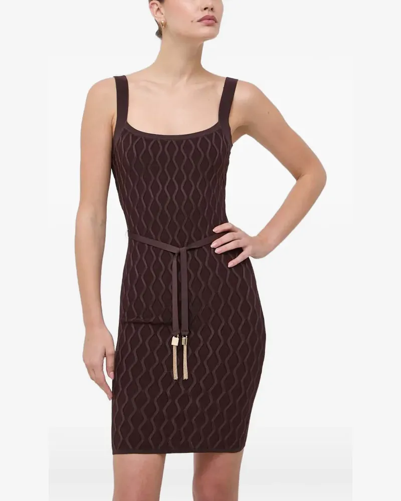 Guess Kleid mit gekreuzten Trägern - Braun Braun