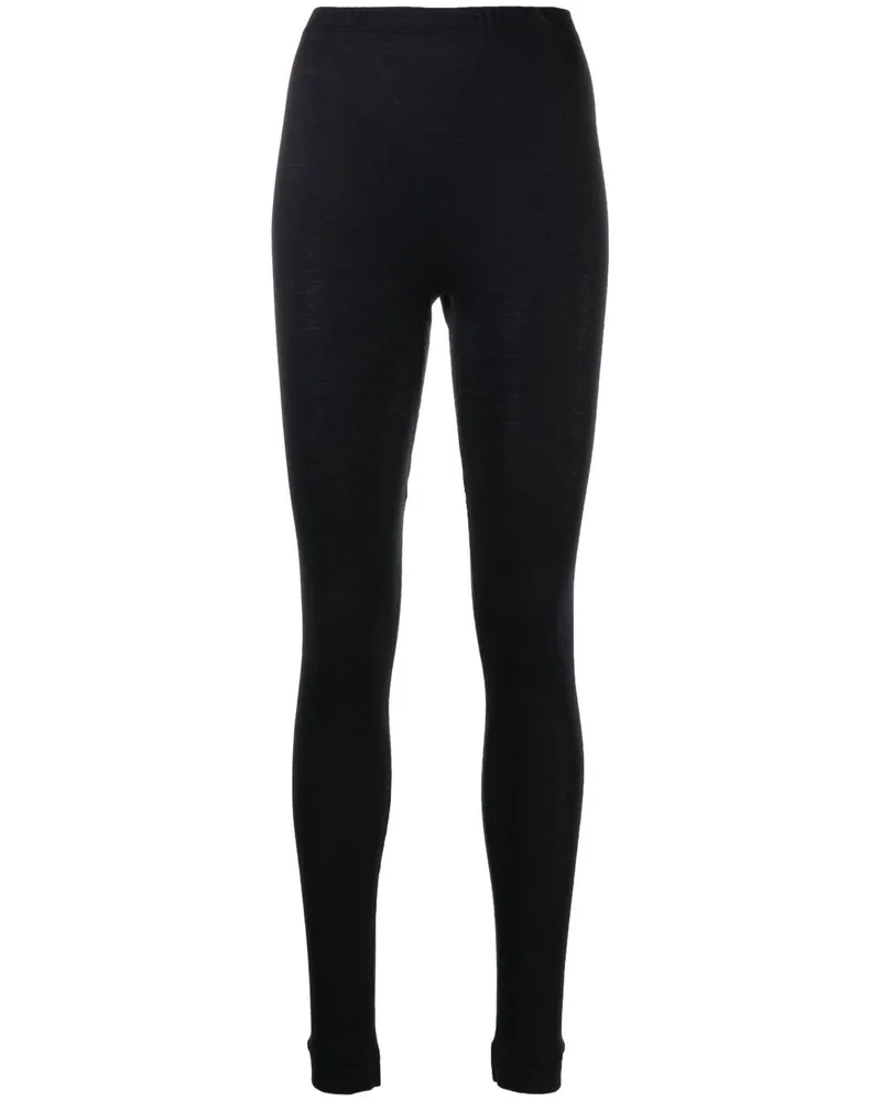 Hanro Leggings aus Seide - Schwarz Schwarz