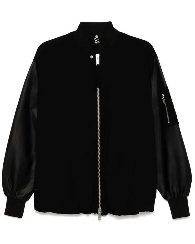 THOM KROM Leichte Twill-Jacke - Schwarz Schwarz
