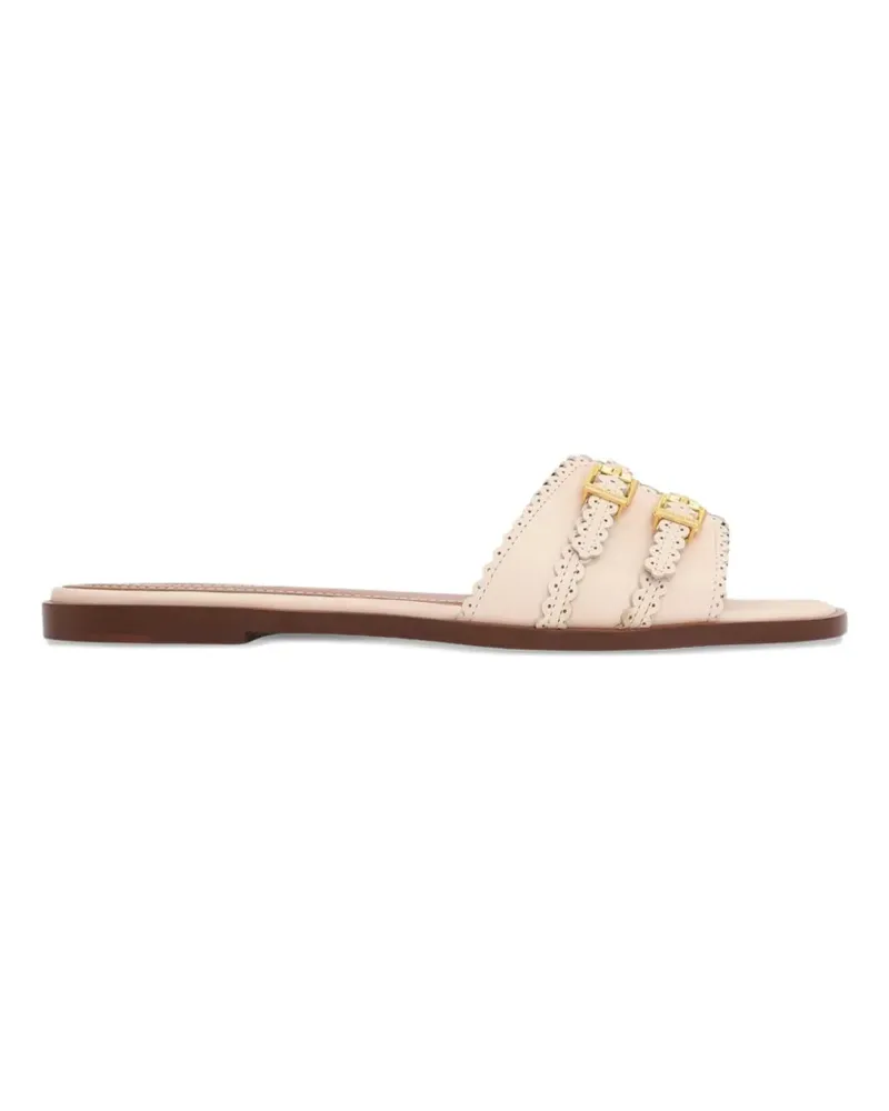 Zimmermann Goldie buckle-fastening leather sandals - Nude Nude