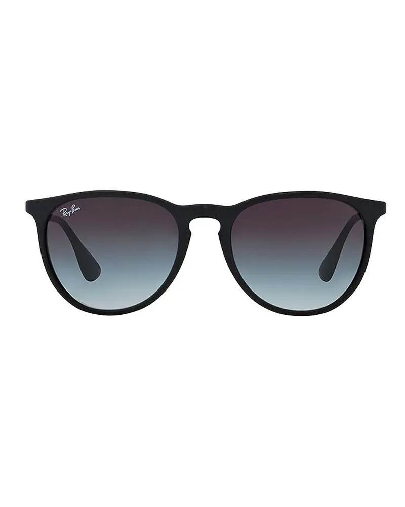 Ray Ban Sonnenbrille mit rundem Gestell - Schwarz Schwarz