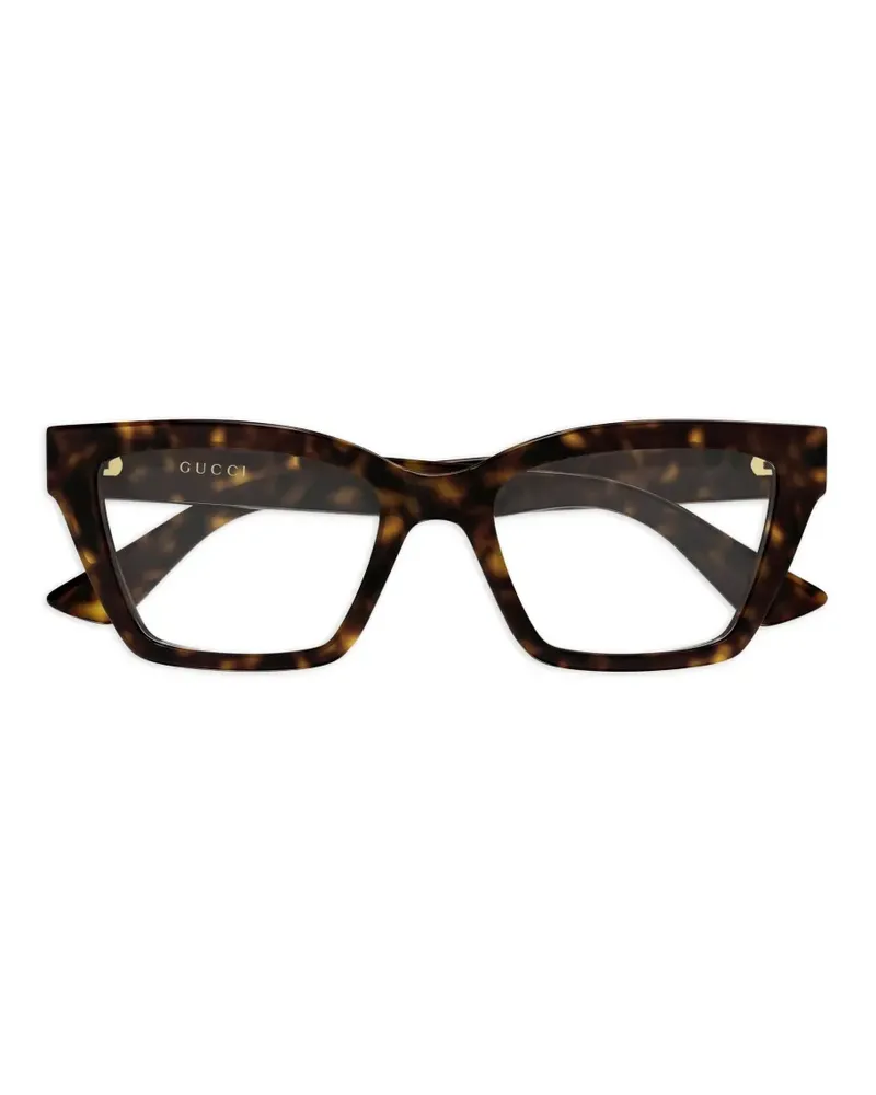 Gucci cat-eye frame glasses - Braun Braun