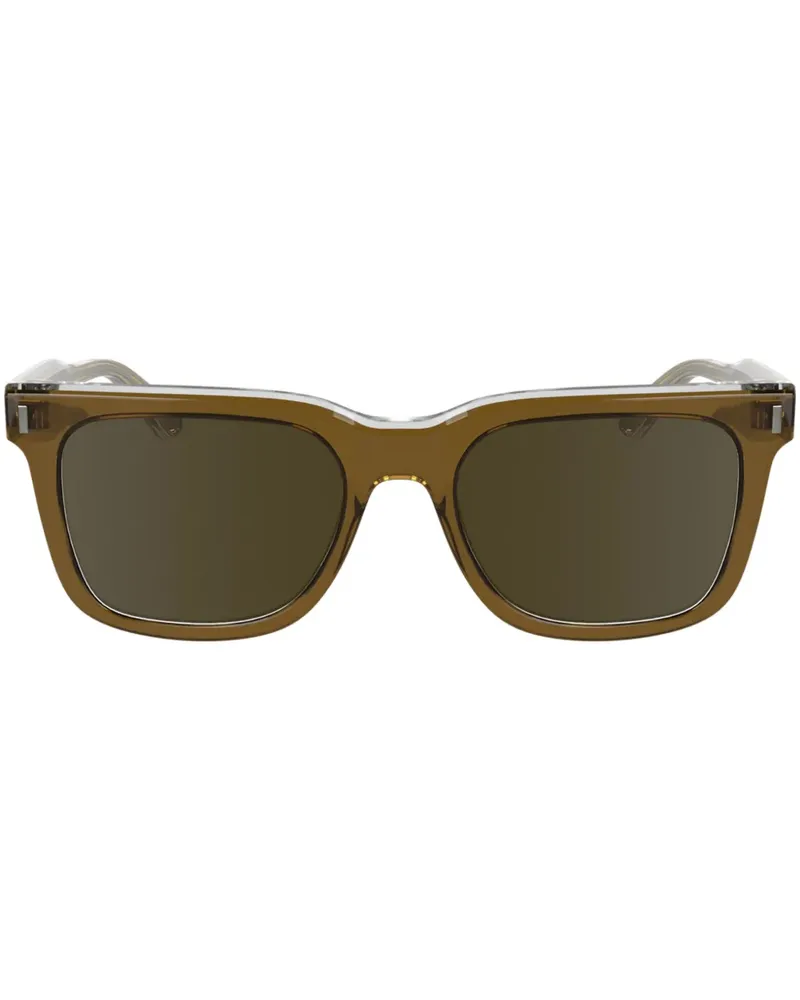 Calvin Klein Sonnenbrille mit breitem Gestell - Braun Braun