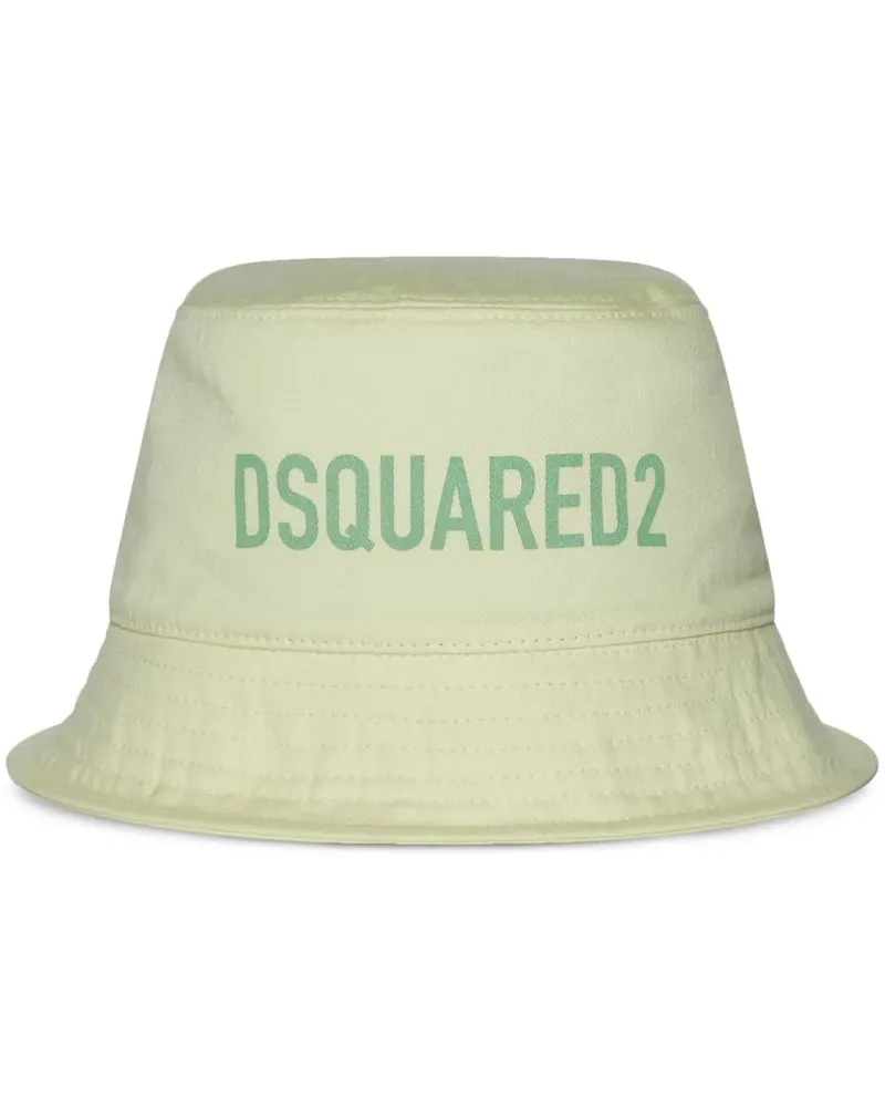 Dsquared2 Fischerhut mit Logo-Print - Grün Grün