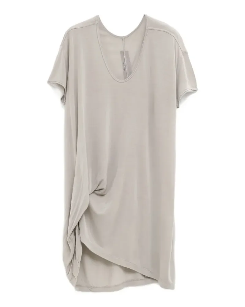 Rick Owens Hiked draped T-shirt - Grau Grau