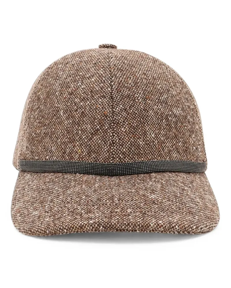 Brunello Cucinelli wool-blend baseball cap - Braun Braun
