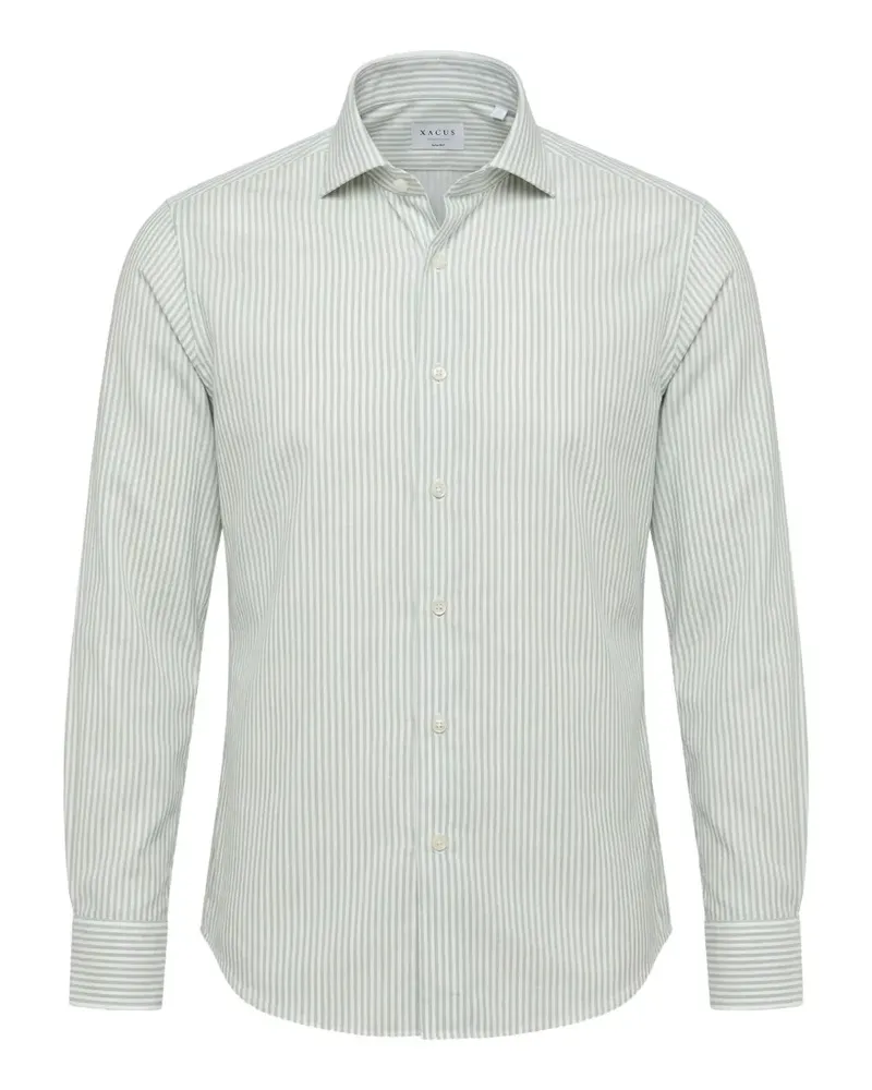 XACUS striped shirt - Grün Grün