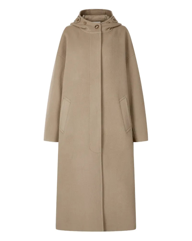 STUDIO TOMBOY hooded wool coat - Nude Nude