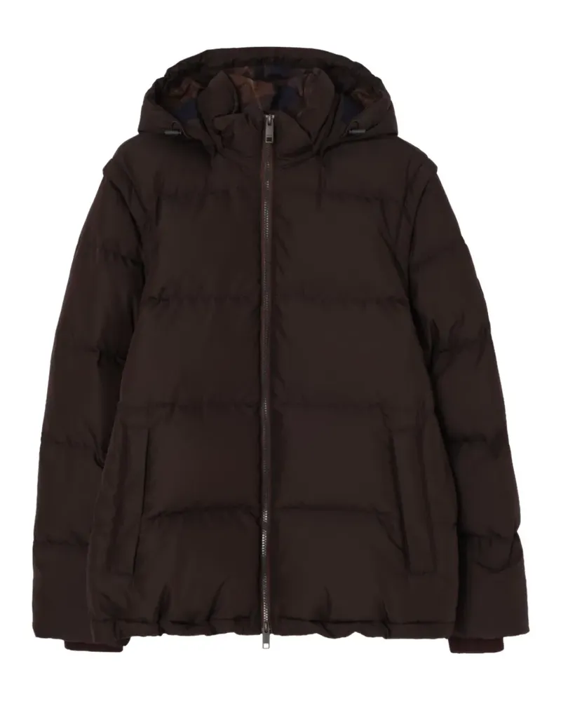 Burberry detachable-sleeve puffer jacket - Braun Braun