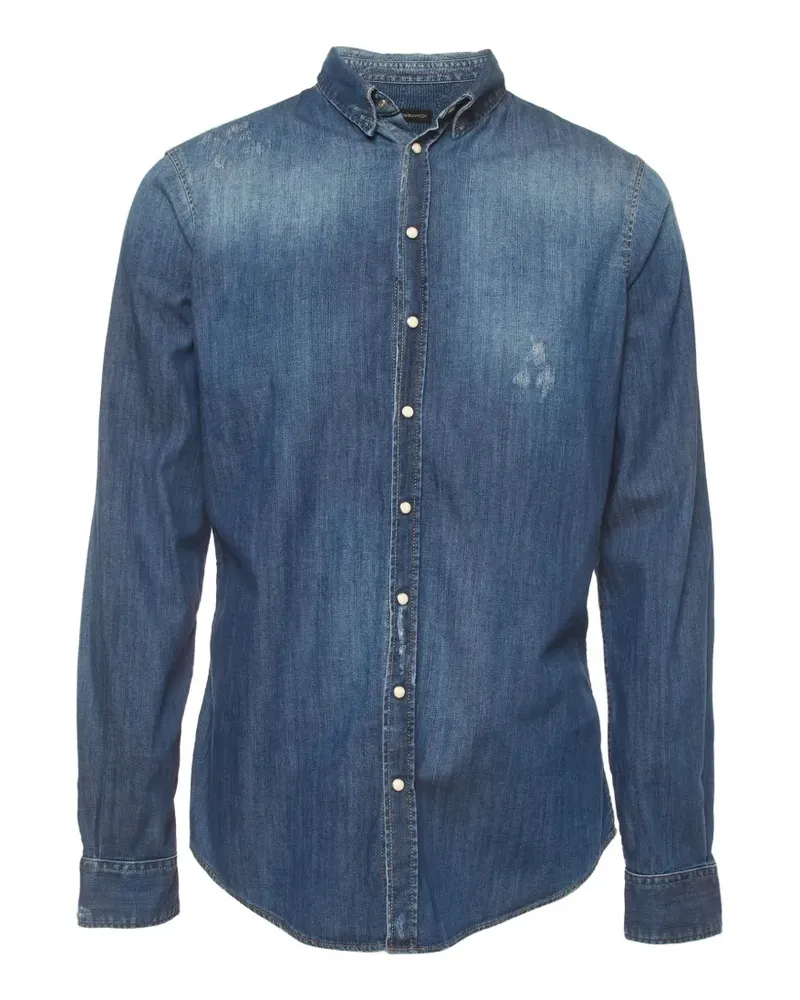 Dsquared2 distressed-details denim shirt - Blau Blau