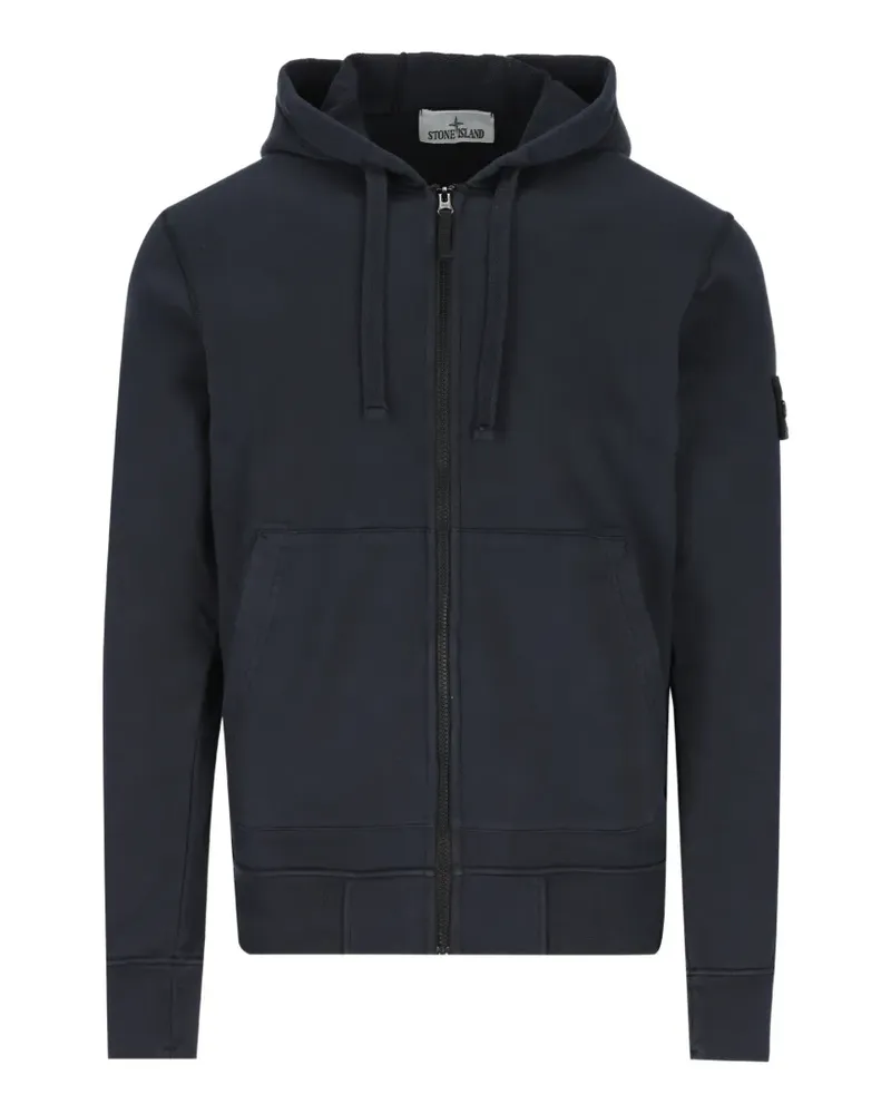 Stone Island zip-up hoodie - Blau Blau