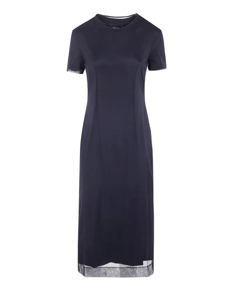 Simone Rocha Sheer-Kleid - Blau Blau