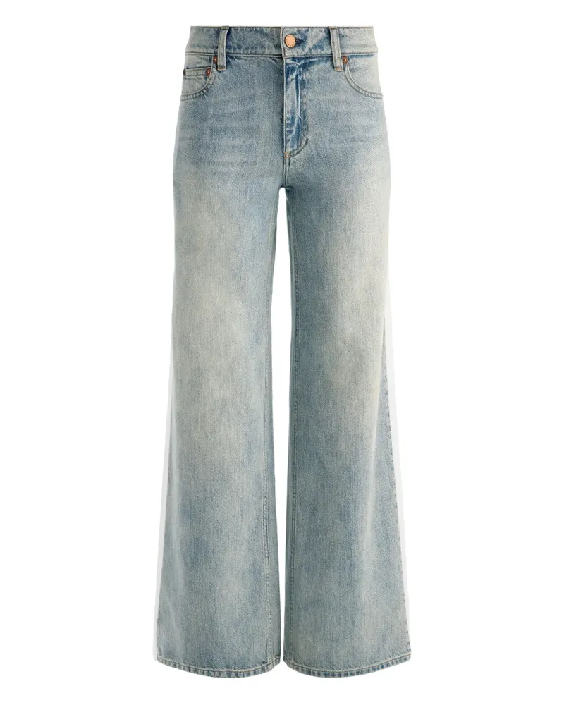 Alice + Olivia The Road Trip Jeans mit Seitenstreifen - Blau Blau