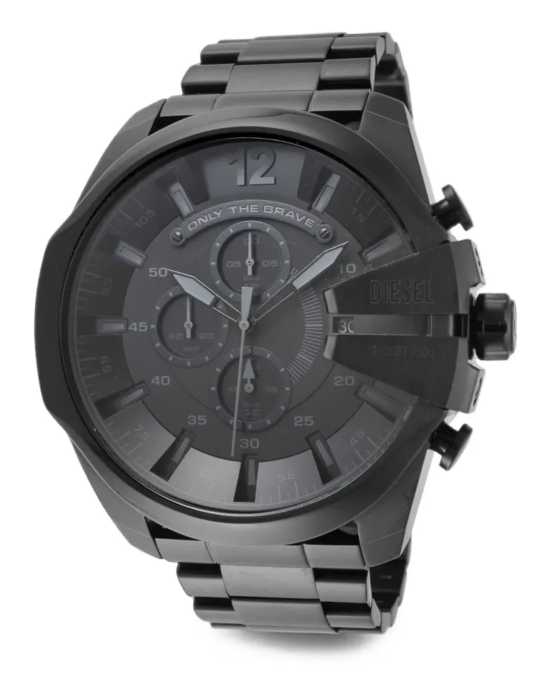 Diesel Mega Chief 59mm watch - Schwarz Schwarz