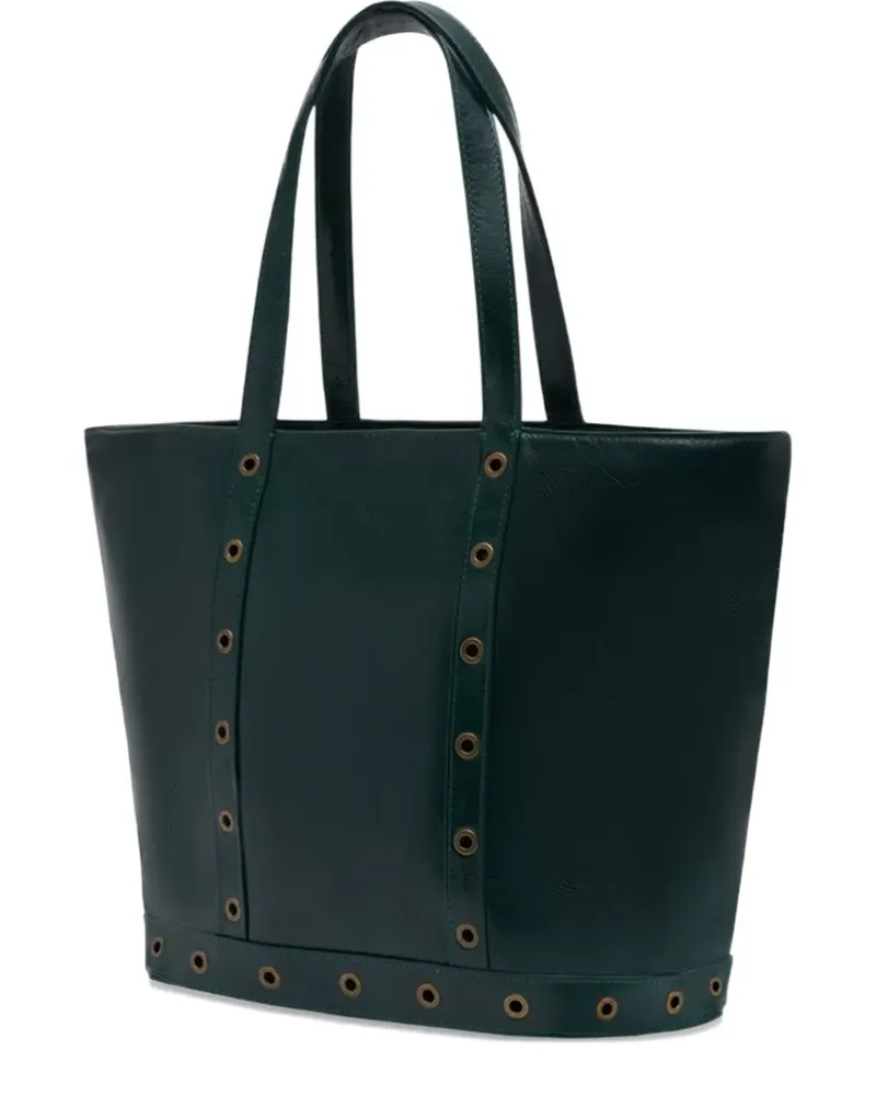 Vanessa Bruno medium eyelet-details tote bag - Grün Grün