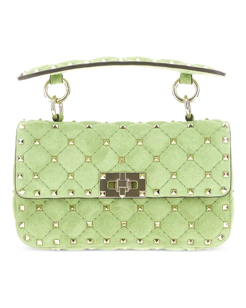 Valentino Garavani Rockstud Spike Schultertasche - Grün Grün