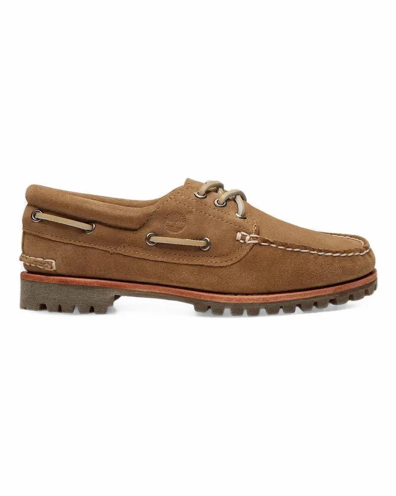 Timberland Authentic leather boat shoes - Braun Braun