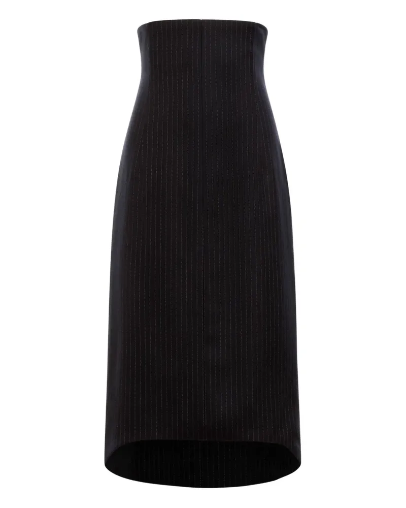 Bally Midirock mit Nadelstreifen - Schwarz Schwarz