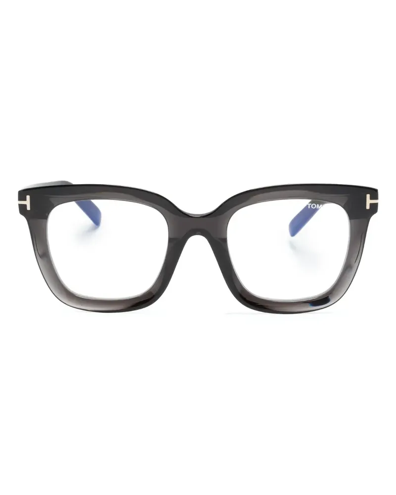 Tom Ford Brille mit eckigem Gestell - Schwarz Schwarz