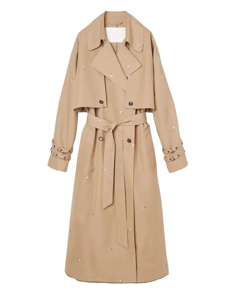 OOF WEAR Trenchcoat aus Baumwollgemisch - Nude Nude