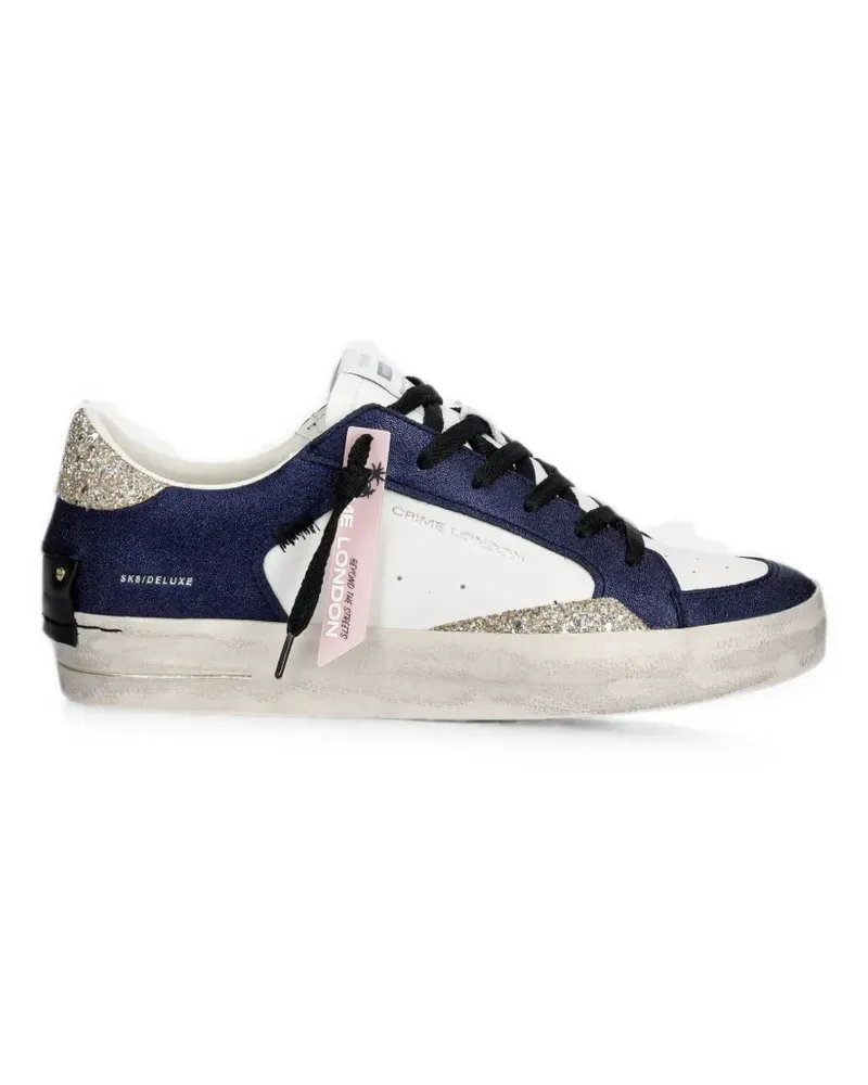 Crime Sk8 Deluxe Sneakers mit Glitter-Detail - Blau Blau