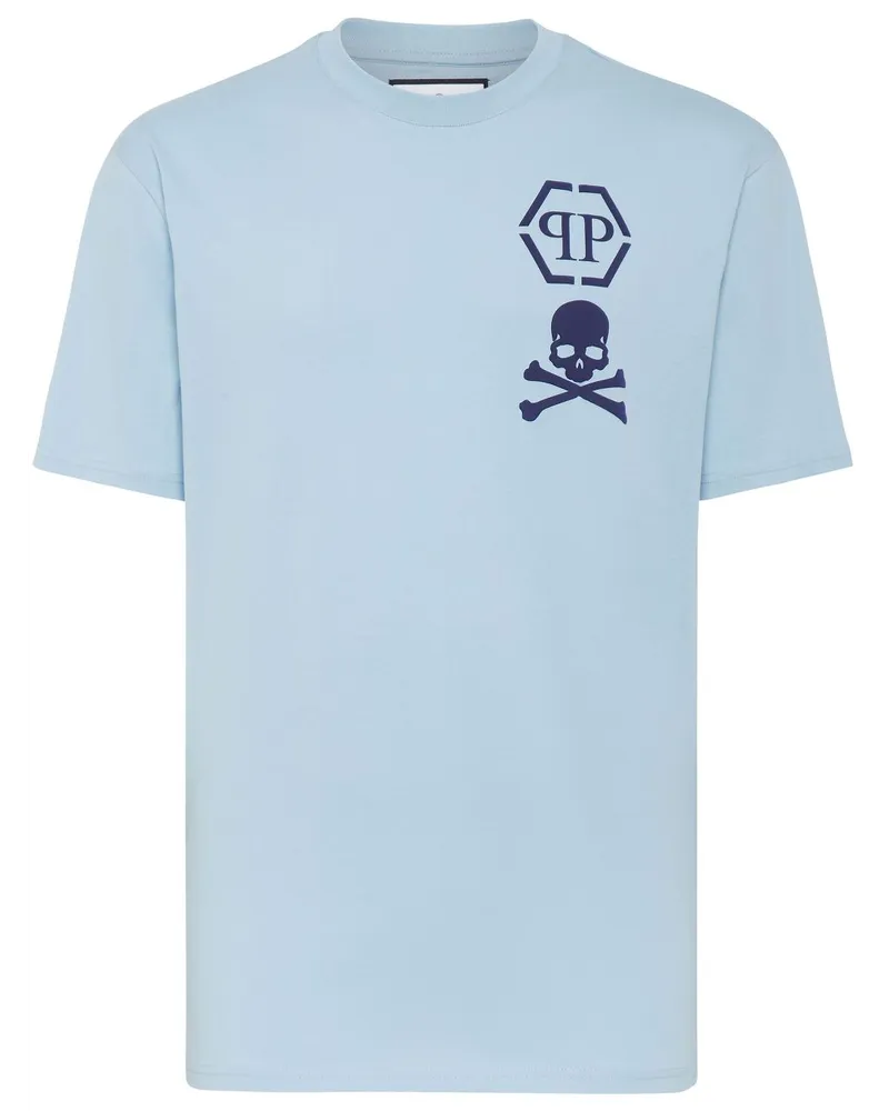 Philipp Plein T-Shirt mit Logo-Print - Blau Blau