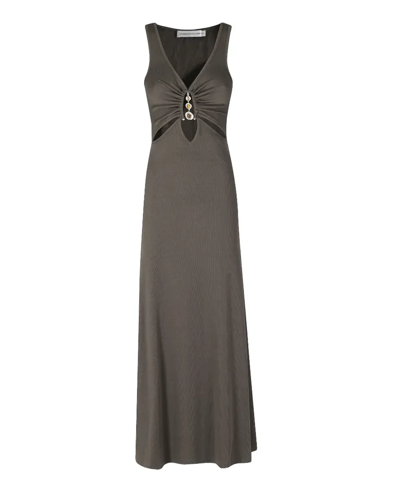 Christopher Esber cut-out crystal-embellished maxi dress - Braun Braun