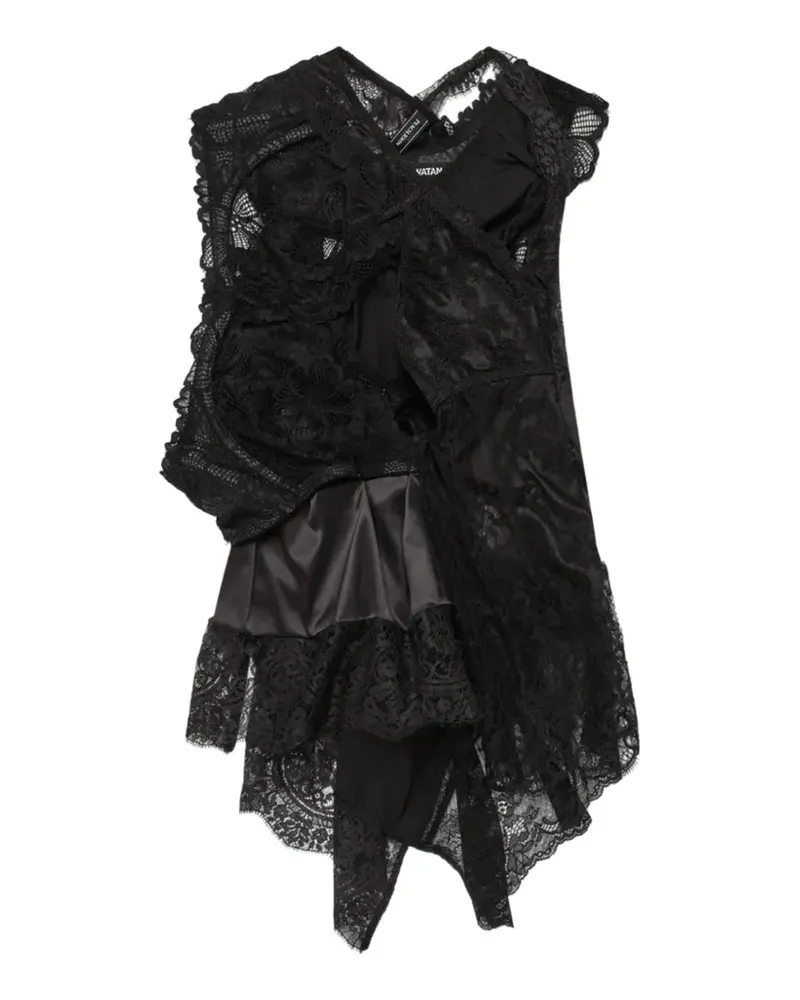 Junya Watanabe V-neck top - Schwarz Schwarz