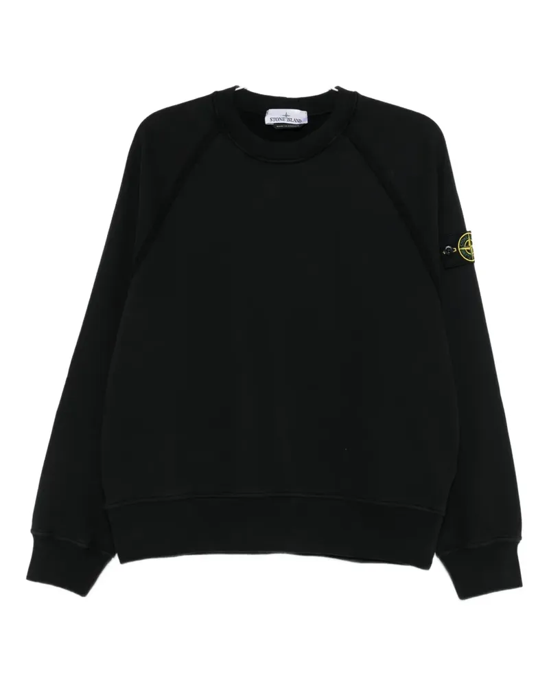 Stone Island Sweatshirt mit Kompass-Motiv - Schwarz Schwarz