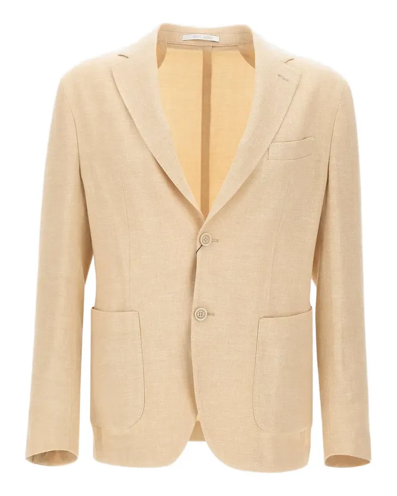 Eleventy patch-pocket blazer - Nude Nude