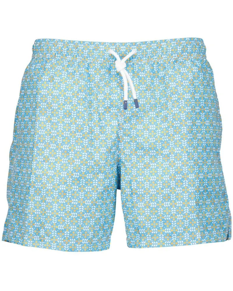 Fedeli Gemusterte Shorts - Grün Grün