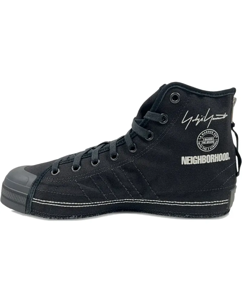 Y-3 x Neighborhood zip-detail sneakers - Schwarz Schwarz