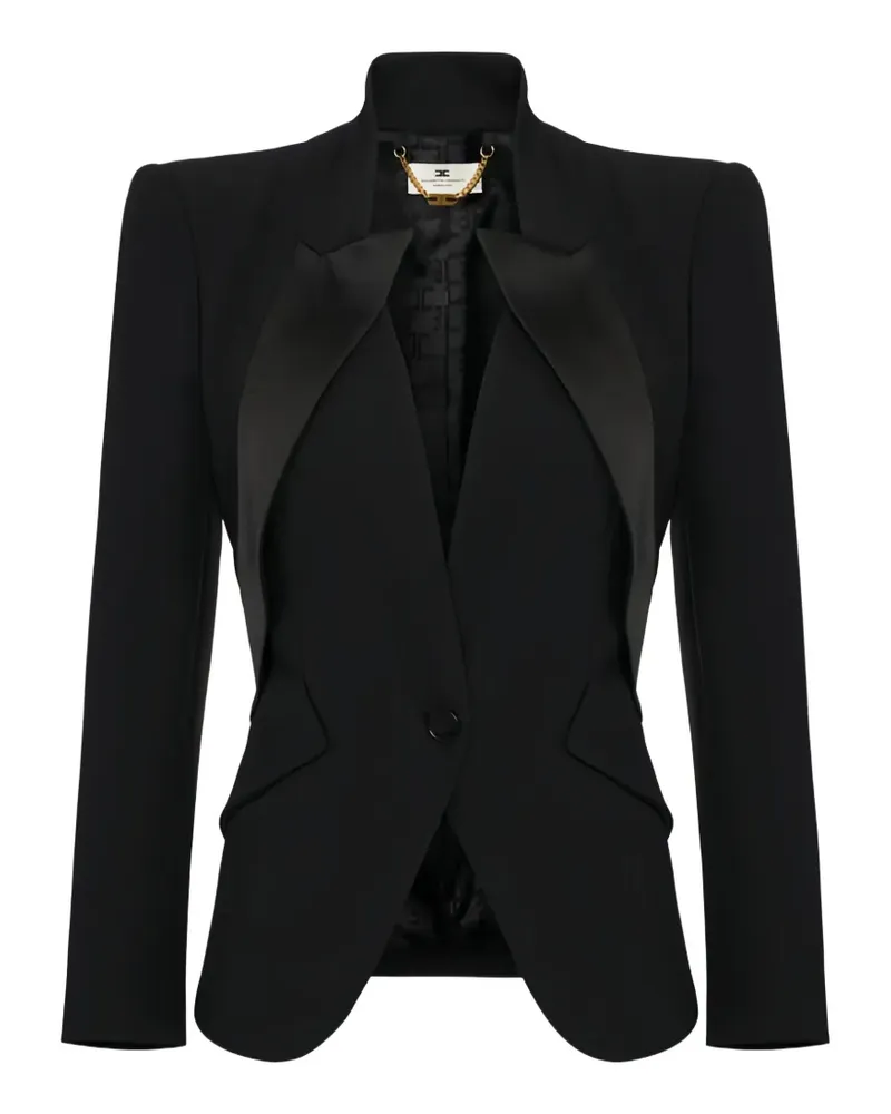 Elisabetta Franchi single-breasted jacket - Schwarz Schwarz