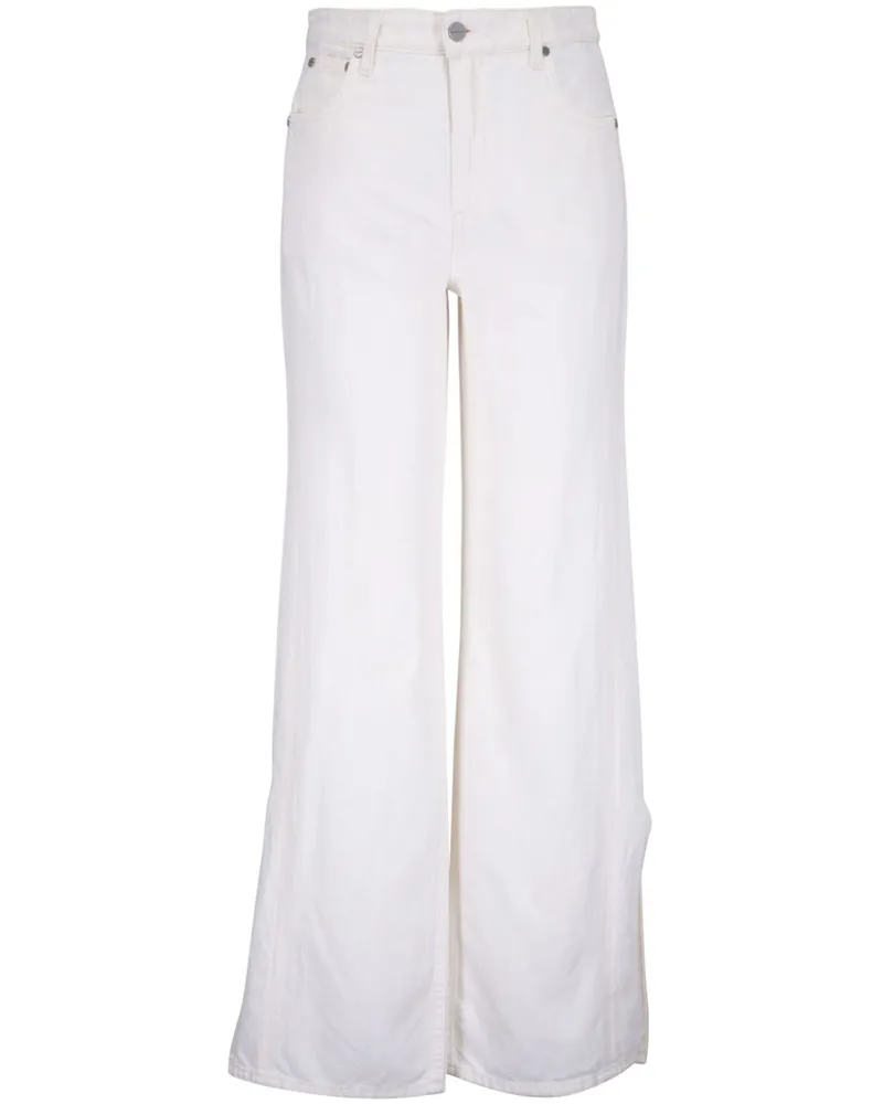 TWP Jeans mit weitem Bein - Weiß Weiß