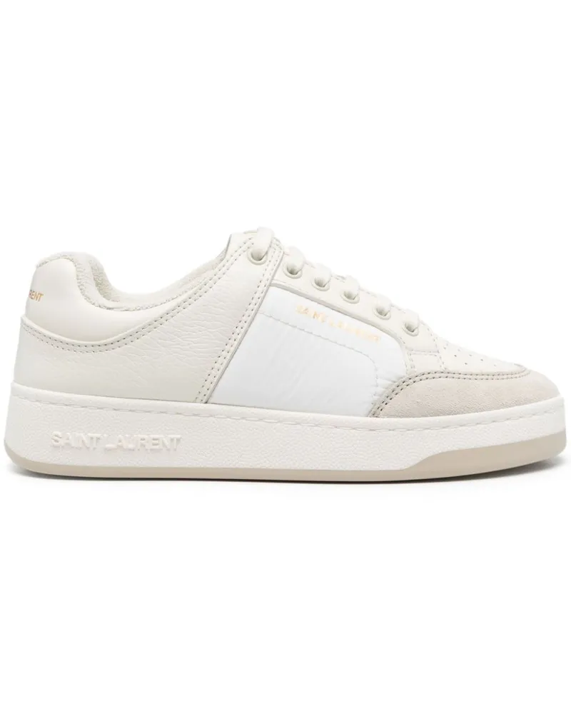 Saint Laurent Sneakers mit Logo-Print - Weiß Weiß