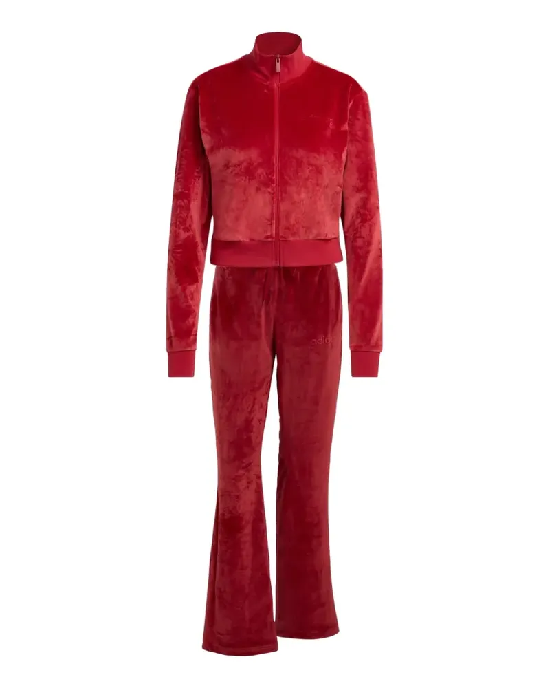 adidas velour tracksuit - Rot Rot