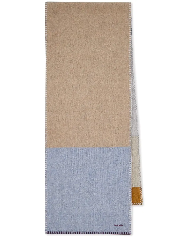 Paul Smith Schal mit Logo-Stickerei - Nude Nude
