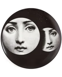 Fornasetti Tema e Variazioni N150 Wandteller Schwarz