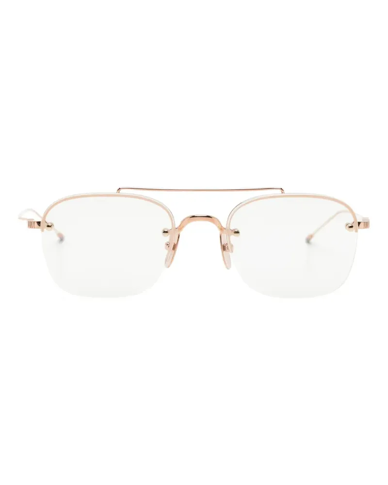 Thom Browne Klassische Pilotenbrille - Rosa Rosa