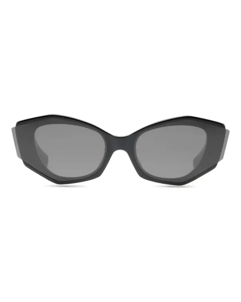 DITA Sonnenbrille mit geometrischem Gestell - Schwarz Schwarz