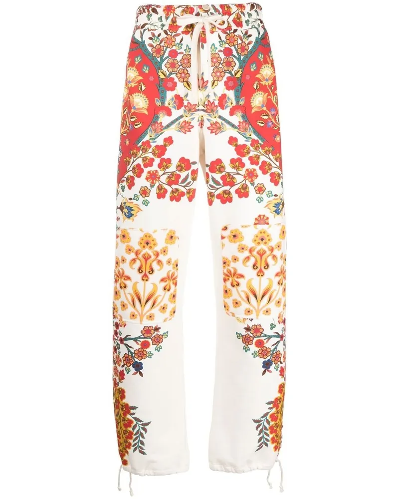 Etro Jogginghose mit Print - Weiß Weiß