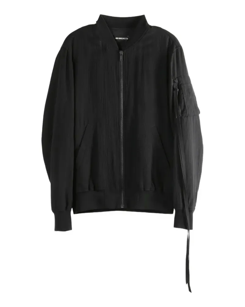 Ann Demeulemeester Dries zip-up bomber jacket - Schwarz Schwarz