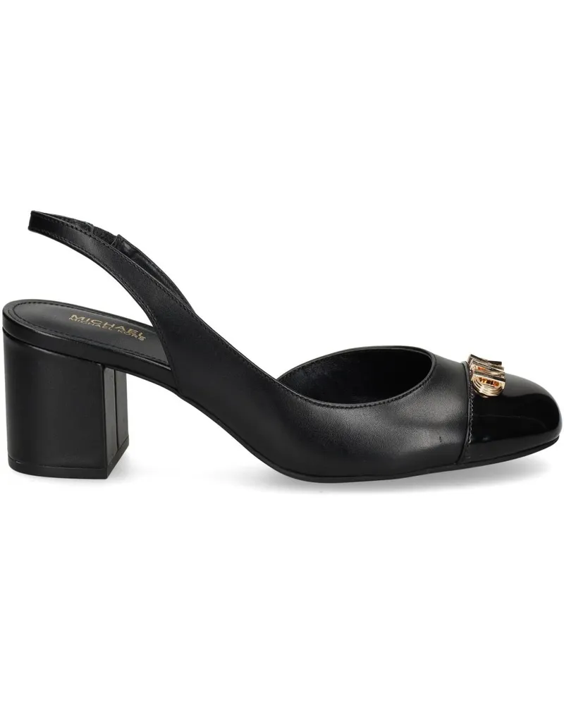Michael Kors Pumps aus Leder 70mm - Schwarz Schwarz