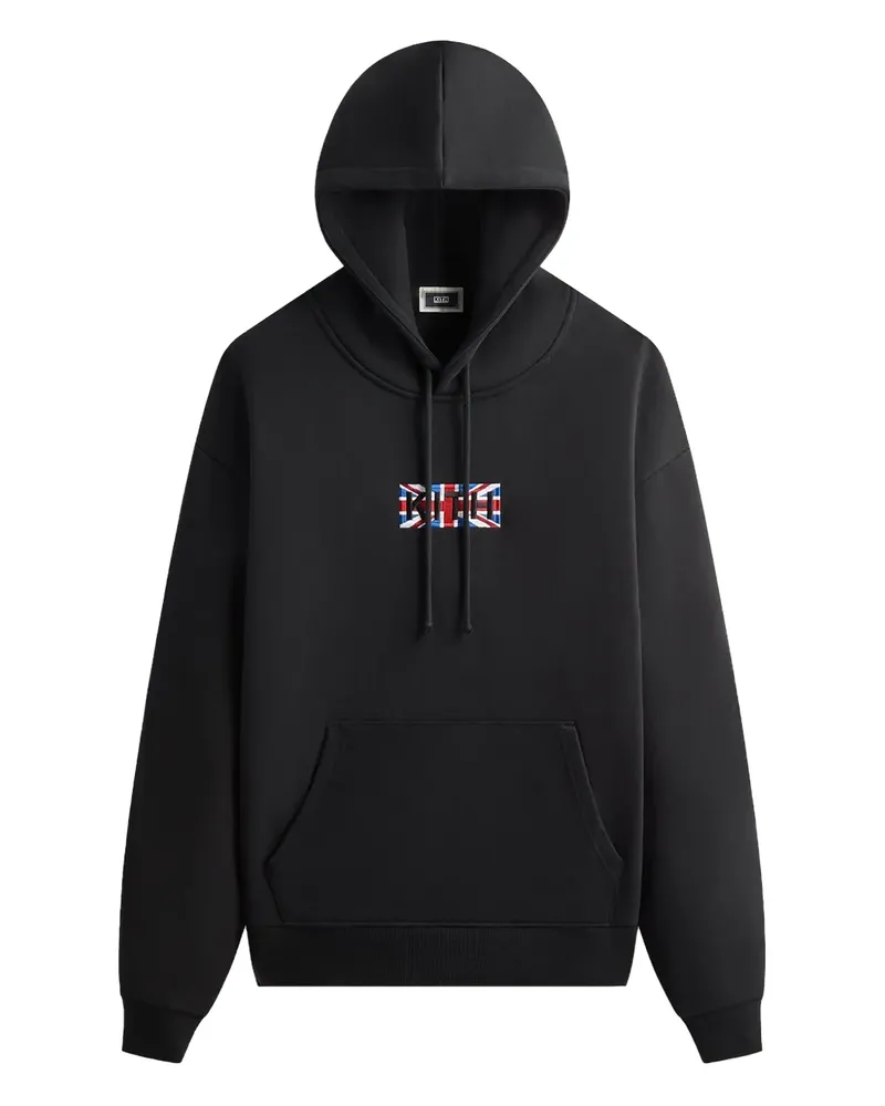 KITH Hoodie mit Logo-Stickerei - Schwarz Schwarz