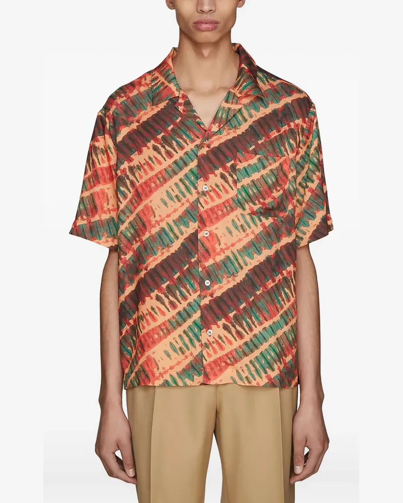 Missoni Hemd mit Batikmuster - Orange Orange