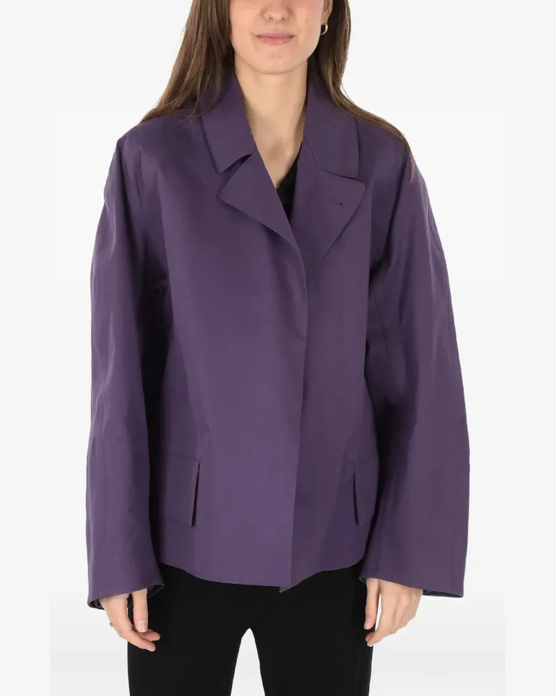 Maison Margiela Jacke mit Cut-Out - Violett Violett