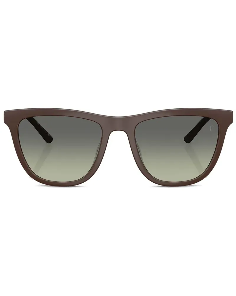 Oliver Peoples R-9 Sonnenbrille - Braun Braun