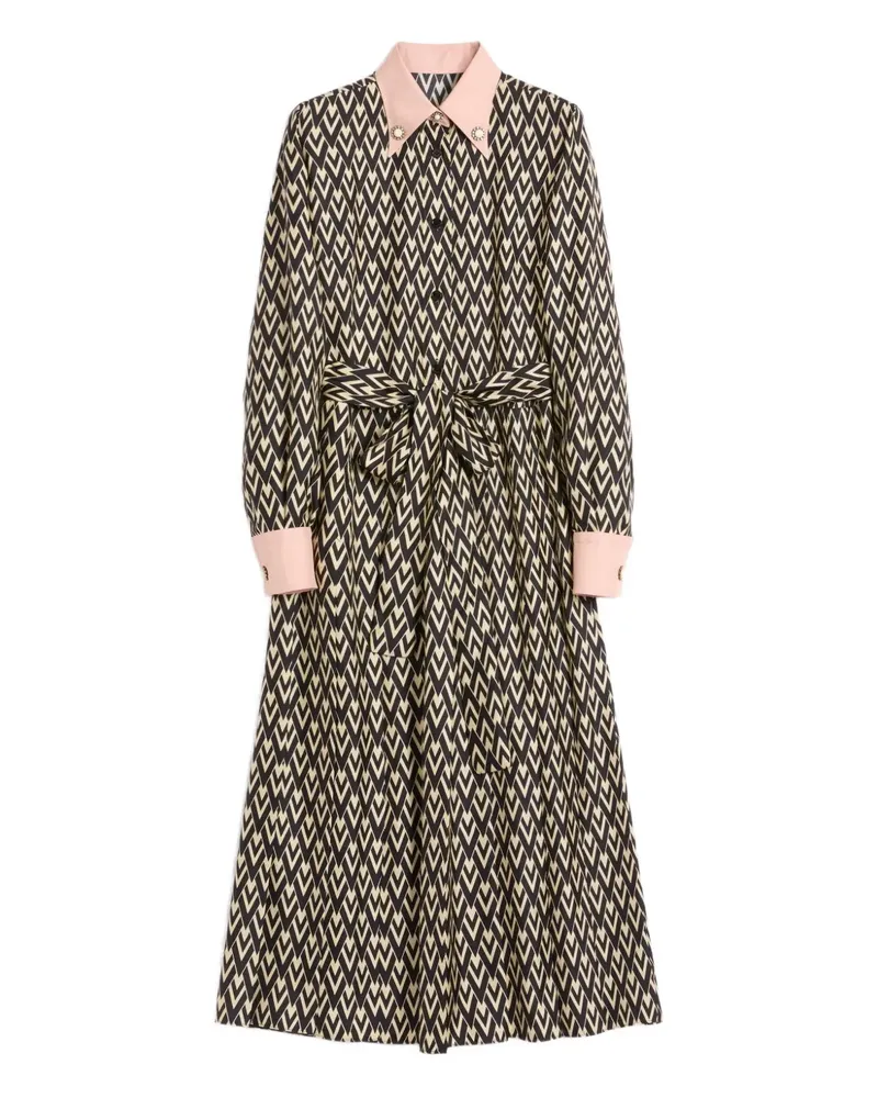 Valentino Garavani Toute La V Midikleid aus Tweed - Nude Nude