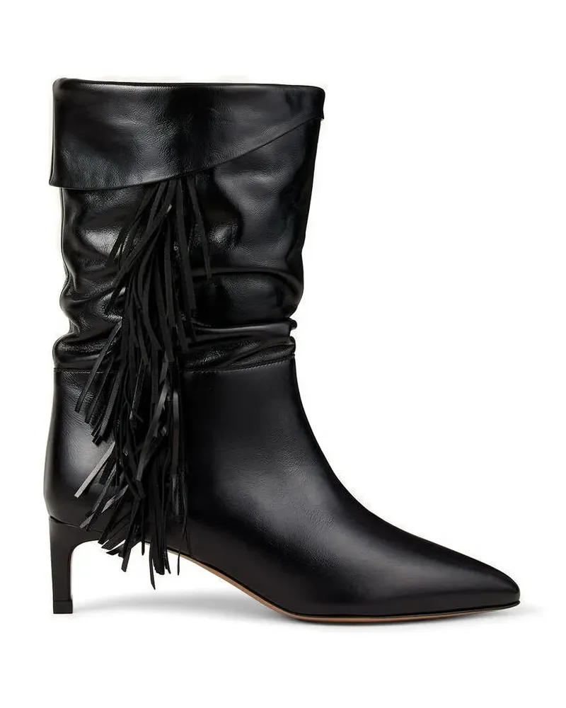 ba&sh Stiefel mit Fransen - Schwarz Schwarz