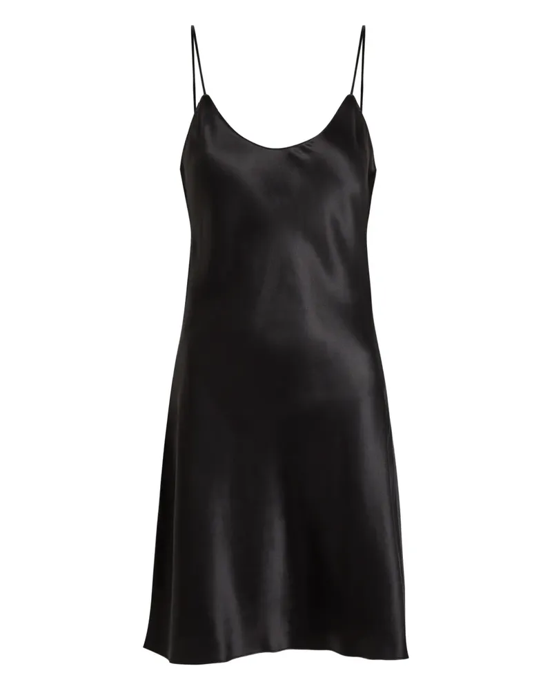Olivia von Halle Venus night dress - Schwarz Schwarz